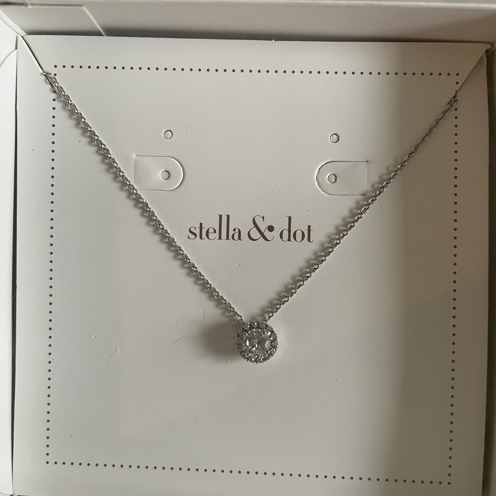 Stella & Dot cubic zirconium pendant. NWOT never worn.